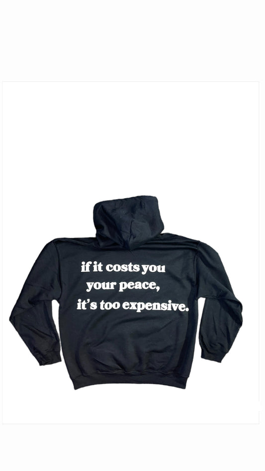 Peace Hoodie ‘BLACK'