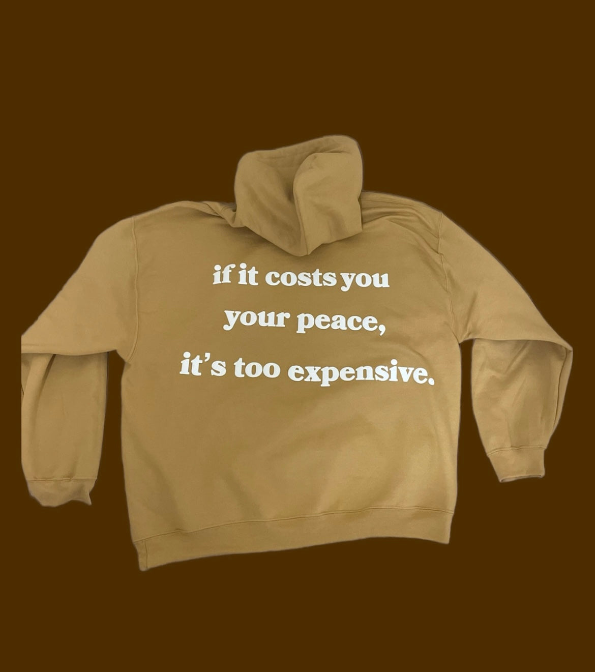 Peace Hoodie ‘TAN’