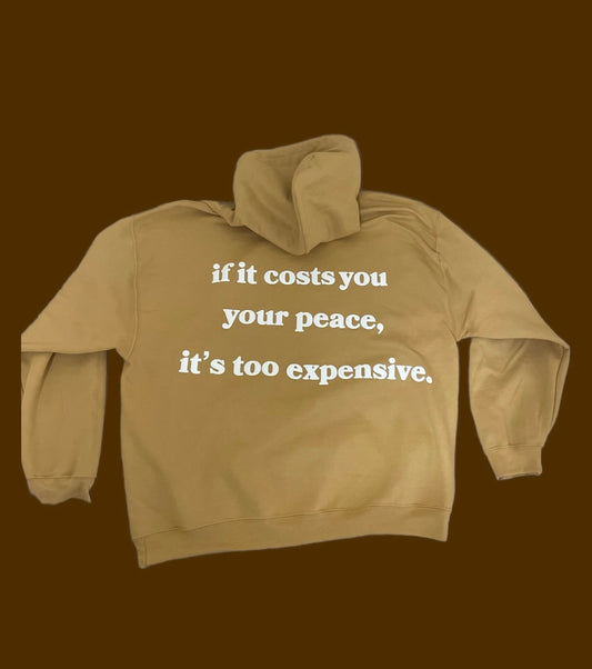 Peace Hoodie ‘TAN’