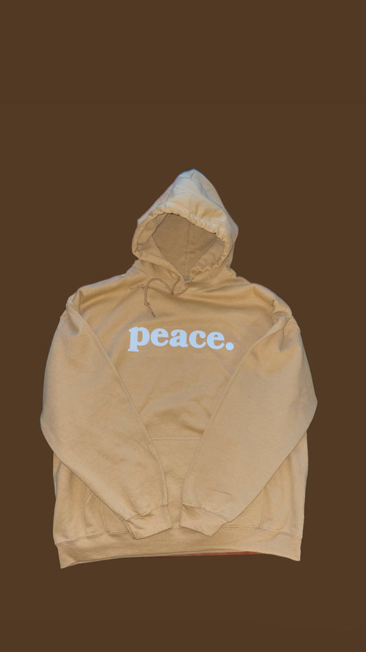 Peace Hoodie ‘TAN’