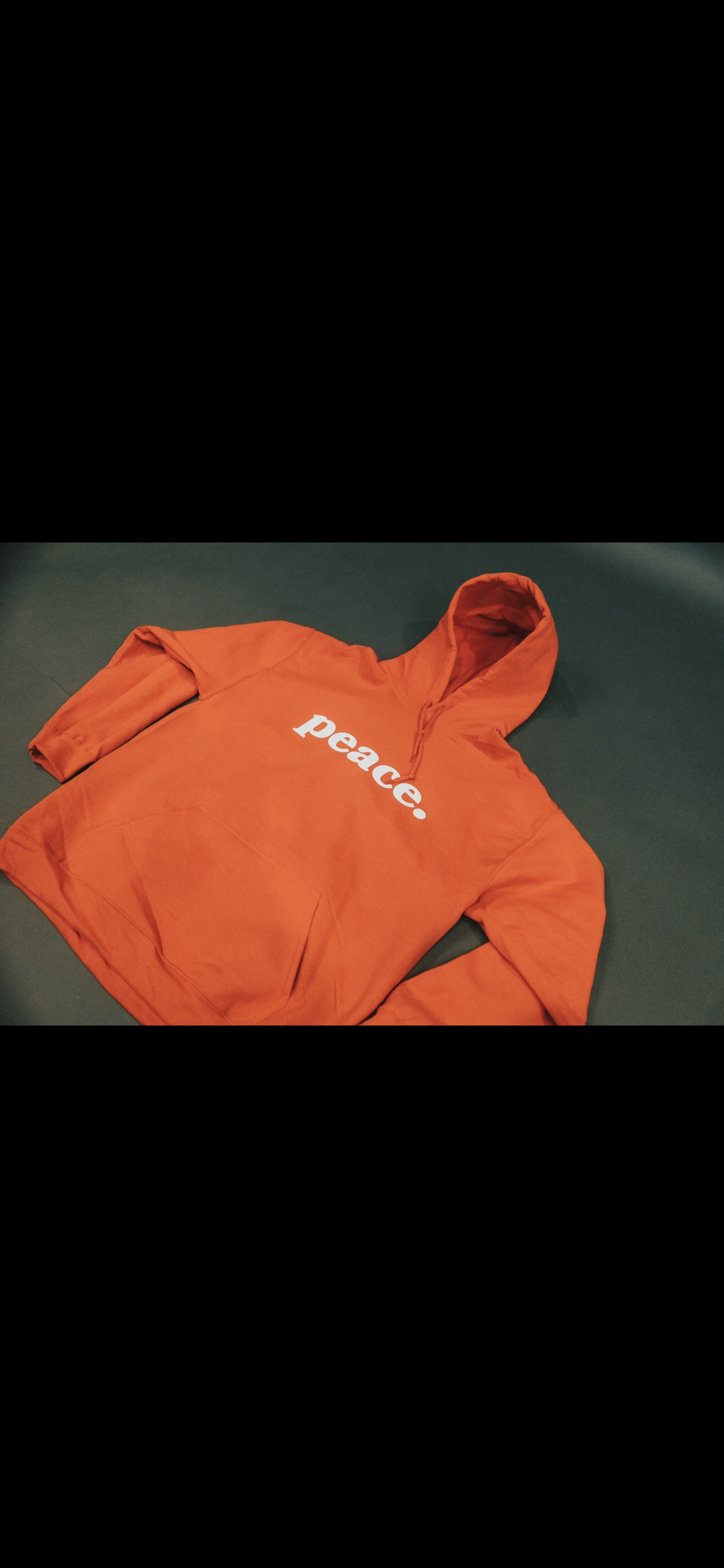 Peace Hoodie “ Red”